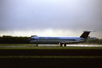 G-AWYU @ EHAM - Take off British Caledonian BAC 111 on Amsterdam Schiphol Airport
