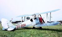 OY-DGH @ EKVJ - De Havilland DH.82A Tiger Moth [85939] Stauning~OY 05/06/1982. Image taken from a slide. - by Ray Barber