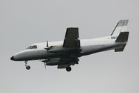 N830AC @ KSRQ - Embraer EMB-110 Bandeirante (N830AC) arrives at Sarasota-Bradenton International Airport following a flight from La Isabela International Airport - by Jim Donten