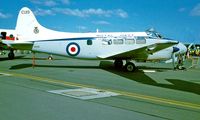 G-SDEV @ EGVA - De Havilland DH.104 Sea Devon C.20 [04472] RAF Fairford~G 22/07/1995. Wears former military serial and is preserved. - by Ray Barber