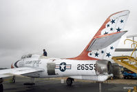 52-6555 - F-84F before Restoration - by J.J Paskill