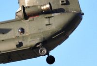 ZA680 @ EGHH - Handy spy hole and tiny serial on Chinooks. - by John Coates