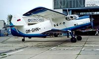 OM-GHN @ LZVB - Antonov An-2T [1G168-02] Vajnory~OM 21/06/1996