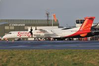 VT-SUP @ EGHH - Resting at BOH during delivery flight Canada to India. - by John Coates