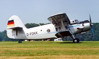 D-FOKK @ EBDT - Antonov An-2T [19547304] Schaffen-Deist~OO 12/08/2000.