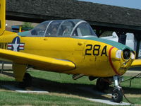N4028A - angle view. Notice the exhaust pipes below the engine - by J.J Paskill