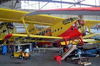 SP-FVB @ EPMO - Antonov An-2TPS [1G214-07] Modlin~SP 17/05/2004. Seen here on rebuild.