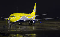 F-GZTB @ EGSH - Sat on stand 6 after arriving for spray by Air Livery.