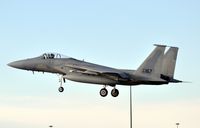 86-0167 @ GTF - F-15C 86-0167, (120th FW, Montana ANG), landing at Great Falls. - by Jim Hellinger