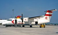 OE-LRT @ LOWW - DHC-8-103A Dash 8 [273] (Rheintal/Austrian ) Vienna-Schwechat~OE 20/06/1996 - by Ray Barber