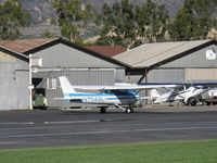 N704SL @ SZP - 1976 Cessna 150M, Continental O-200 100 Hp, taxi back after landing Rwy 22 - by Doug Robertson