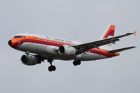 N742PS @ LAX - US Airways PSA Retro jet N742PS (FLT AWE1419) from Philadelphia Int'l (KPHL) on short final to RWY 25L. Very rare visitor to LAX. - by Dean Heald