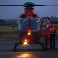 G-WASN @ EGFH - Hot refuel for Swansea Airport based Wales Air Ambulance. Helimed 57 completed the 8000th mission for the South Wales based air ambulance on 28th November 2012   - by Roger Winser