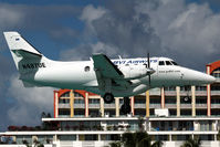 N487UE @ SXM - visitor