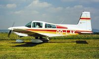 OO-LAK @ LFSG - Grumman American AA-5B Tiger [AA5B-0099] Epinal-Mirecourt~F 25/07/1998 - by Ray Barber