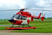 D-HILF @ EDAQ - MBB/Kawasaki BK-117B-2 [7096] (ADAC Luftrettung) Halle-Oppin~D  22/05/2004