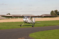 G-BRPF @ EGBR - Cessna 120. Hibernation Fly-In, The Real Aeroplane Club, Breighton Airfield, October 2012. - by Malcolm Clarke