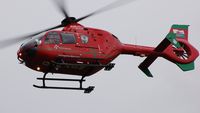 G-WASN @ EGFH - Resident South Wales Air Ambulance helicopter (Helimed 57) responding to an emergency. - by Roger Winser