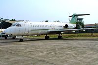 PK-JKM @ WIHH - Fokker F-28-4000 Fellowship [11116] (Nusantara Air Charter ) Jakarta-Halim~PK 25/10/2006. Seen here minus engines and has since been reported as seen beinging to be scrapped in 2010-04-00