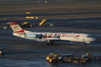 OE-LVM @ LOWW - Austrian Airlines Fokker 100 - by Thomas Ranner