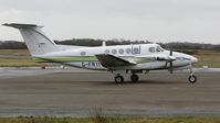 G-FRYI @ EGFH - Brief visit by Super King Air of London Executive Aviation Ltd. - by Roger Winser