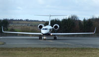 VP-BJK @ EGPH - Bermuda registered GLF550 VP-BJK Arrives at EDI For a scotland v ireland six nations rugby game - by Mike stanners