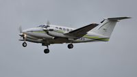 G-FRYI @ EGFH - Visiting Super King Air of London Executive Aviation Ltd. - by Roger Winser