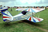 G-BBGL @ EGTC - Oldfield Baby Great Lakes [PFA 1593] Cranfield~G 03/07/1982. Since been cancelled. Image taken from a slide. - by Ray Barber