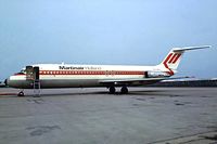 PH-MAX @ EHAM - McDonnell Douglas DC-9-32 [47514] (Martinair) Amsterdam-Schiphol~PH 14/06/1980. Image taken from a slide.