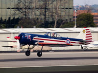 N50RK @ KSMO - N50RK arriving on RWY 21 - by Torsten Hoff