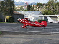 N49BR @ SZP - 1980 Aerotek PITTS S-2A, Lycoming AEIO-540 260 Hp aerobatic inverted systems, landing roll Rwy 22 - by Doug Robertson