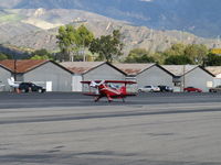 N49BR @ SZP - 1980 Aerotek PITTS S-2A, Lycoming AEIO-540 260 Hp, landing roll Rwy 22 - by Doug Robertson