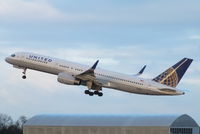 N19136 @ EGCC - United Airlines - by Chris Hall