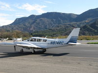 N814RC @ SZP - 1966 Piper PA-30 TWIN COMANCHE, two Lycoming IO-320 turbocharged, Radar, tip tanks, taxi - by Doug Robertson