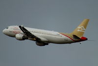 TS-INN @ EGCC - Libyan Airlines leased from Nouvelair Tunisie - by Chris Hall