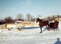 N5659W @ UMP - Winter in Indiana late 1962 or early 1963 when N5659W was new. - by Stan Gatewood