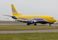 F-GZTB @ EGSH - Departing EGSH after spray.
