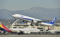JA735A @ KLAX - Departing LAX - by Todd Royer