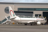 CN-RGG @ LPPT - Royal Air Maroc Boeing 737-800 parked at Lisbon Portela Airport airport, Portugal. - by Henk van Capelle