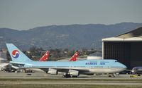 HL7491 @ KLAX - Taxiing to Gate - by Todd Royer