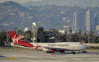G-VFAB @ KLAX - Taxiing to gate - by Todd Royer