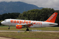 G-EZIT @ LFKJ - Smoky landing