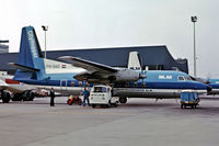 PH-SAD @ EHAM - Fokker F-27 Friendship 200 [10272] (NLM) Amsterdam-Schiphol~PH 29/08/1976. Image taken from a slide.