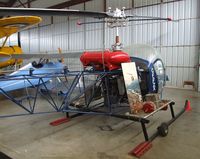 N1657 - Bell 47G-2 (marked with former registration CF-FZX) at the British Columbia Aviation Museum, Sidney BC - by Ingo Warnecke
