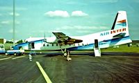 F-BPNH @ LFBO - Fokker F-27-500 Friendship [10381] (Air Inter) Toulouse-Blagnac~F 21/09/1982. Image taken from a slide.