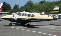 G-BBRA @ EGLK - PA-23 Aztec seen visiting Blackbushe on 17th July 2005 - by Michael J Duffield