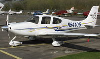 N54105 @ EGLK - Cirrus SR22 based at Leeds-Bradford seen visiting Blackbushe on 31st March 2008 - by Michael J Duffield
