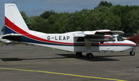 G-LEAP @ EGLK - Turbine Islander G-LEAP visiting Blackbushe for skydiver drop at the Army Show in Aldershot on 28th June 2008