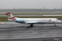 OE-LVF @ EDDL - Austrian, Fokker 100, CN: 11483, Name: Yerevan - by Air-Micha