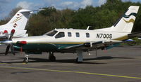 N700S @ EGLK - TBM 700 seen parked on the main ramp at Blackbushe on 8th October 2008 - by Michael J Duffield